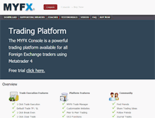 Tablet Screenshot of myfx.com.au